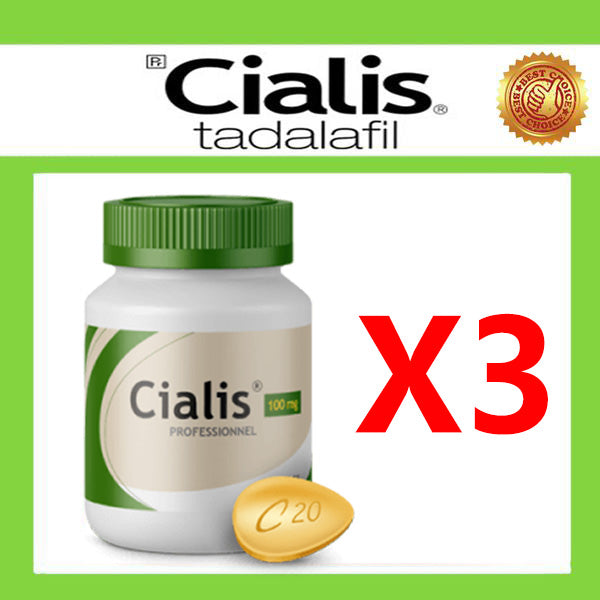 [Eli Lilly] Cialis Professional Edition - o mais recente ingrediente ativo duplo Tadalafil 100Mg/30 comprimidos desenvolvido, a melhor escolha para pacientes com disfunção erétil!