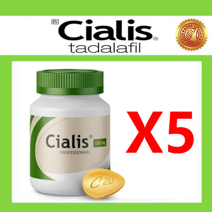 [Eli Lilly] Cialis Professional Edition - o mais recente ingrediente ativo duplo Tadalafil 100Mg/30 comprimidos desenvolvido, a melhor escolha para pacientes com disfunção erétil!