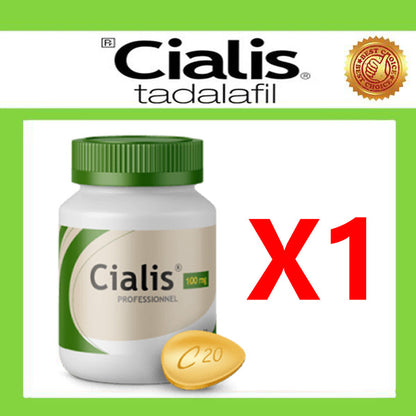[Eli Lilly] Cialis Professional Edition - o mais recente ingrediente ativo duplo Tadalafil 100Mg/30 comprimidos desenvolvido, a melhor escolha para pacientes com disfunção erétil!