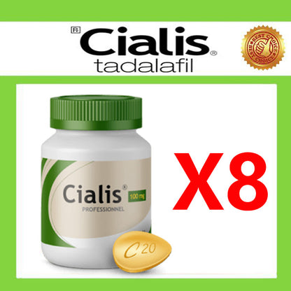 [Eli Lilly] Cialis Professional Edition - o mais recente ingrediente ativo duplo Tadalafil 100Mg/30 comprimidos desenvolvido, a melhor escolha para pacientes com disfunção erétil!